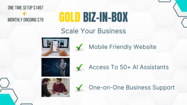 Gold Package Start and grow your business with AI