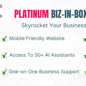 Platinum Package Start and grow your business with AI